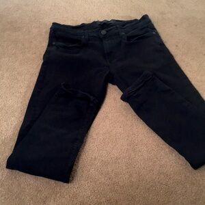 Mens JBrand Black Legging Straight Leg Stretch Jeans
